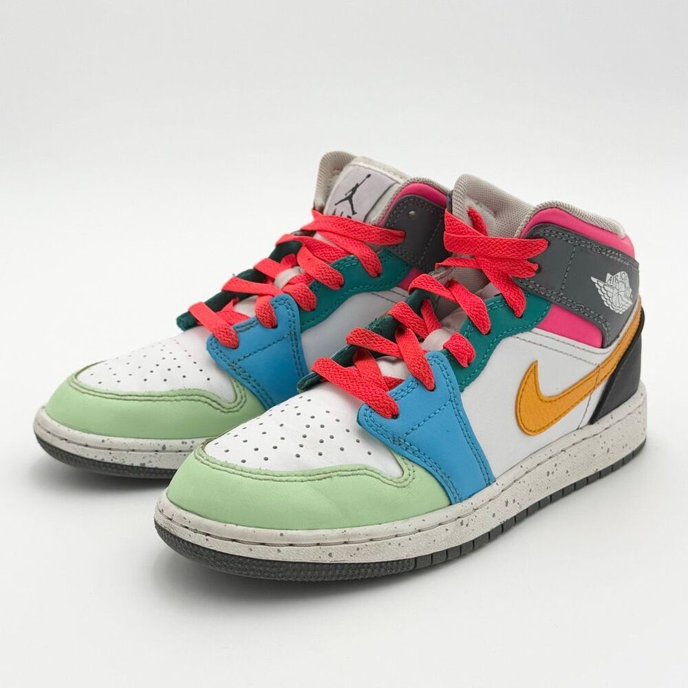 Nike Jordan SE Mid Multicolor Sneakers - US Big Kids 4Y // FN1190-100 - Picture 1 of 12